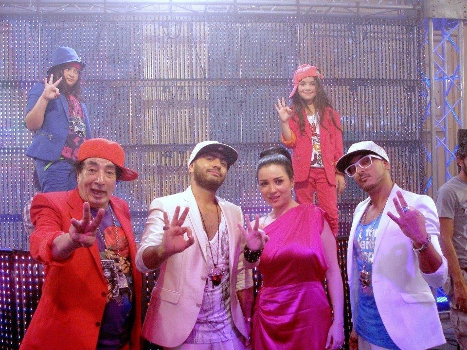 Farfeshplus فرفش بلس بالصور لاميتا فرنجية في كواليس فيلم عمر وسلمى 3