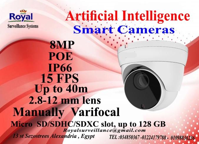 أحدث كاميرات مراقبة الداخلية الذكية 8MP  بعدسات متغيرة يدويا 453592378