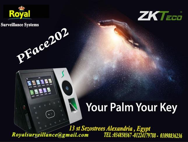 جهاز حضور وانصراف ماركة ZK Teco  موديل  Pface 202 804430887