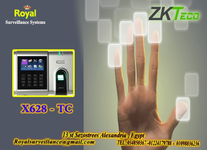 جهاز حضور وانصراف ماركة ZKTeco  موديل X628-TC 519302592